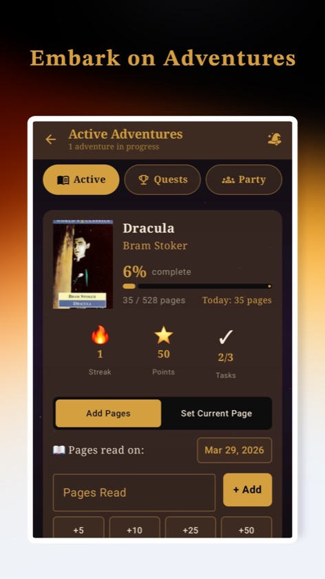 Embark on Adventures